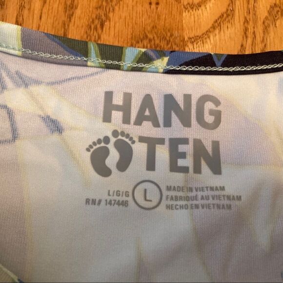 Hang Ten Long Sleeve Leaf Top - Picture 7 of 9